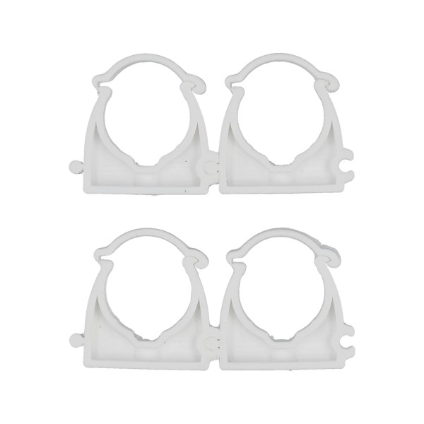 UCHWYTY, KLIPSY MONTAŻOWE, INSTALATORSKIE, ZAMYKANE DO RUR I PRZEWODÓW 25MM 4SZT. 54834