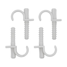 UCHWYTY MONTAŻOWE, INSTALATORSKIE Z KOŁKIEM SZYBKIEGO MONTAŻU DO RUR 15-16MM 4SZT. 54850