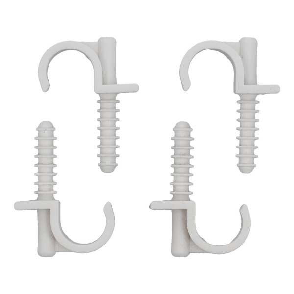 UCHWYTY MONTAŻOWE, INSTALATORSKIE Z KOŁKIEM SZYBKIEGO MONTAŻU DO RUR 18MM 4SZT. 54851