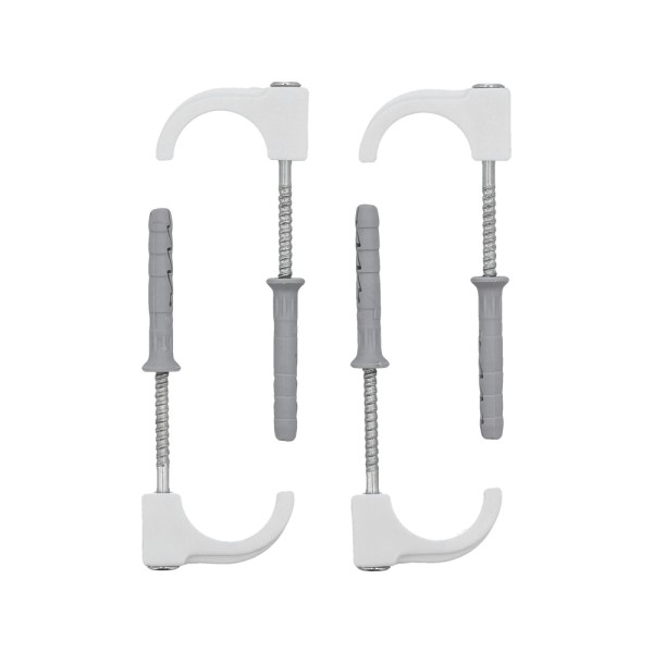 HAKI MONTAŻOWE, INSTALATORSKIE Z KOŁKIEM DO RUR 15-28MM 4SZT. 54875