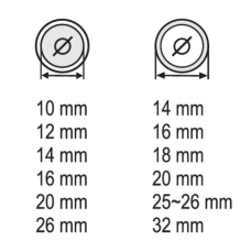 KALIBRATOR DO RUR PEX-AL-PEX 10X16/ 12X20 / 14X26 55740