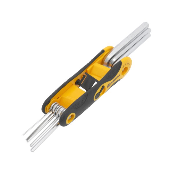 KLUCZE HEX 1,5-8 MM, CR-V, ZESTAW 8 SZT. 56506