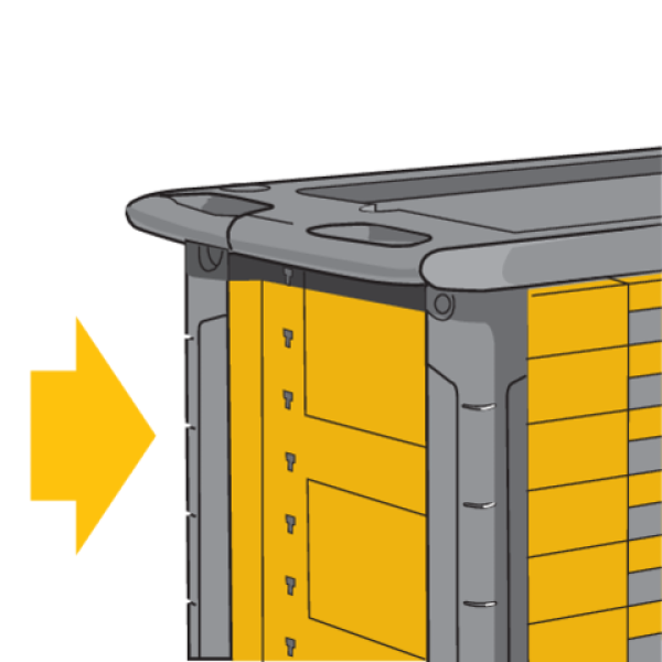 SZAFKA SERWISOWA 6 SZUFLAD 58539