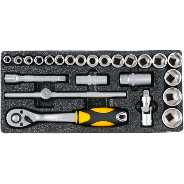 SZAFKA SERWISOWA ZE 177 NARZĘDZIAMI, 6 SZUFLAD 58540