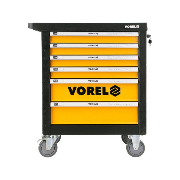 SZAFKA SERWISOWA ZE 177 NARZĘDZIAMI, 6 SZUFLAD 58540