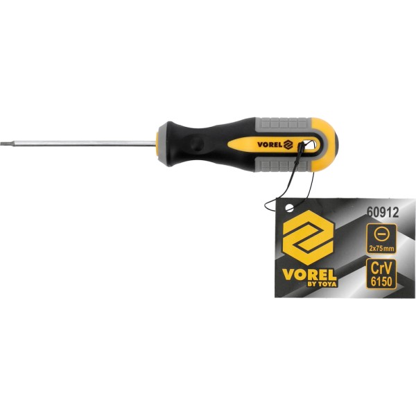 WKRĘTAK PŁASKI 2X75 MM 60912