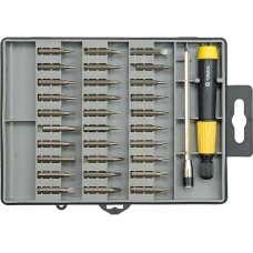 WKRĘTAK Z WYMIENNYMI GROTAMI, ZESTAW 32 SZT. 64371