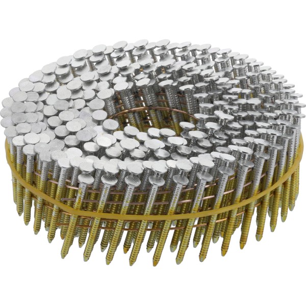 GWOŹDZIE BĘBNOWE DO GWOŹDZIAREK, PIERŚCIENIOWE, OCYNKOWANE, KOLETOWANE 32X2,1MM 7200SZT. 72015