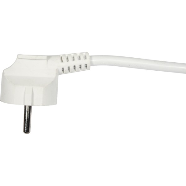 PRZEDŁUŻACZ ELEKTRYCZNY, BIAŁY, 5 GNIAZD Z UZIEMIENIEM, 3M 72506
