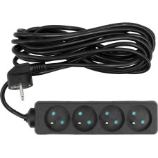 PRZEDŁUŻACZ ELEKTRYCZNY 4 GNIAZDA 5 M 72622