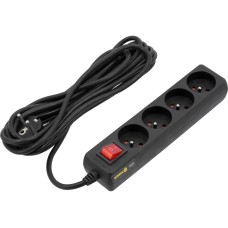 PRZEDŁUŻACZ ELEKTRYCZNY 4 GNIAZDA 5M Z WYŁ. 72632