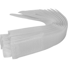 OPASKA Z RZEPEM 150MM 10SZT. BIAŁE 73840