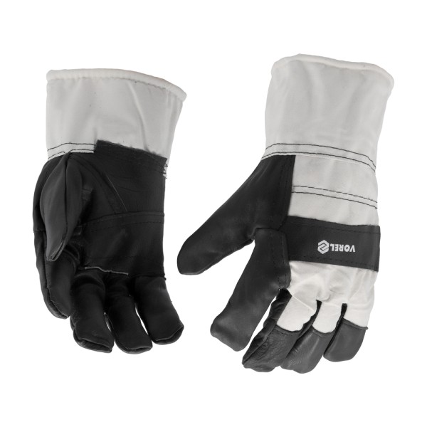 RĘKAWICE OCIEPLANE SKÓRA / BAWEŁNA 74003