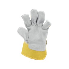 RĘKAWICE BUDOWLANE SKÓRA BYDLĘCA ROZM. 10 74005