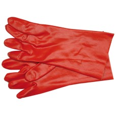 RĘKAWICE GUMOWANE /CZERWONE/ 74151