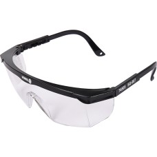 OKULARY OCHRONNE BEZBARWNE Z REGULOWANYMI ZAUSZNIKAMI 74505