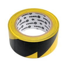 TAŚMA OSTRZEGAWCZA, KLEJĄCA, ŻÓŁTO/CZARNA 48 MM X 33 M 75231