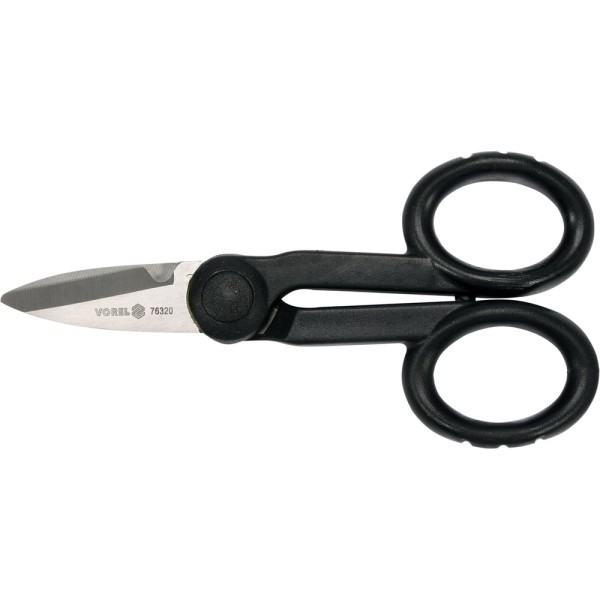 NOŻYCZKI DLA ELEKTRYKÓW ZE ŚCIĄGACZEM IZOLACJI 76320