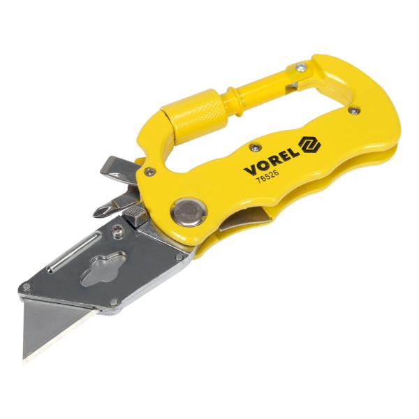 NÓŻ TURYSTYCZNY Z WYMIENNYMI OSTRZAMI TRAPEZOWYMI - RĘKOJEŚĆ SZEKLA 76526