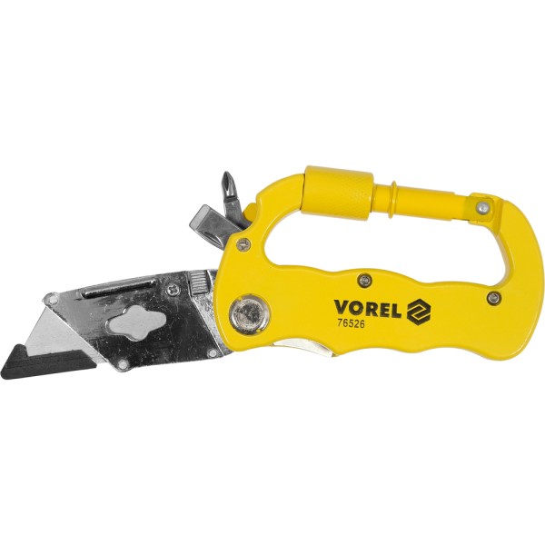 NÓŻ TURYSTYCZNY Z WYMIENNYMI OSTRZAMI TRAPEZOWYMI - RĘKOJEŚĆ SZEKLA 76526