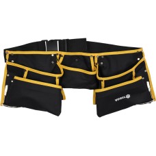 PAS NARZĘDZIOWY STOLARSKI 11 KIESZENI, 2 METALOWE UCHWYTY NA MŁOTKI 78751