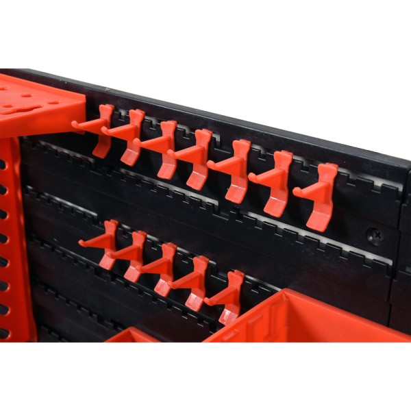 TABLICA NARZĘDZIOWA Z POJEMNIKAMI I UCHWYTAMI. ZESTAW 48 CZĘŚCI 78771