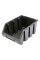 POJEMNIK MAGAZYNOWY  CZARNY M  170 X 240 X 126 78833