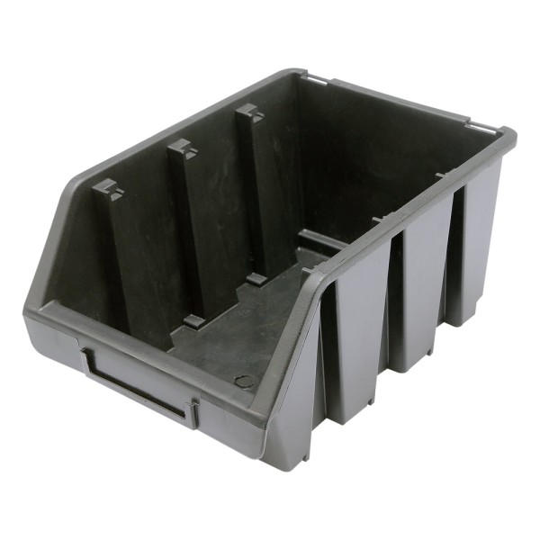 POJEMNIK MAGAZYNOWY  CZARNY M  170 X 240 X 126 78833