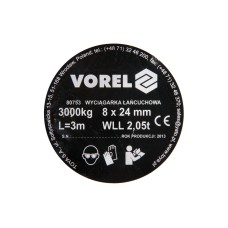 WYCIĄGARKA ŁAŃCUCHOWA 3000 KG 80753