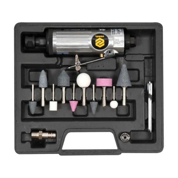 SZLIFIERKA PNEUMATYCZNA PROSTA Z AKCESORIAMI. 81109