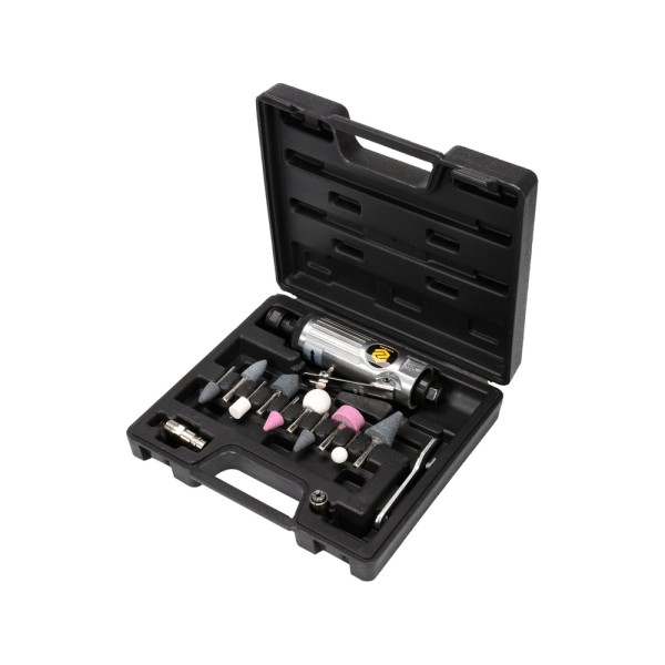 SZLIFIERKA PNEUMATYCZNA PROSTA Z AKCESORIAMI. 81109