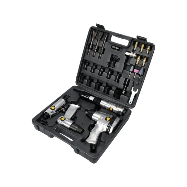 ZESTAW NARZĘDZI PNEUMATYCZNYCH Z AKCESORIAMI, 33 CZĘŚCI 81142