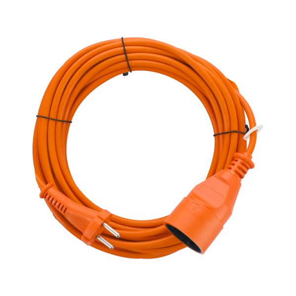 PRZEDŁUŻACZ 10M POMARAŃCZOWY 2X1,5MM² 82671