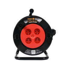 PRZEDŁUŻACZ BĘBNOWY, 4 GNIAZDA, 3X1MM2, 40M 82684