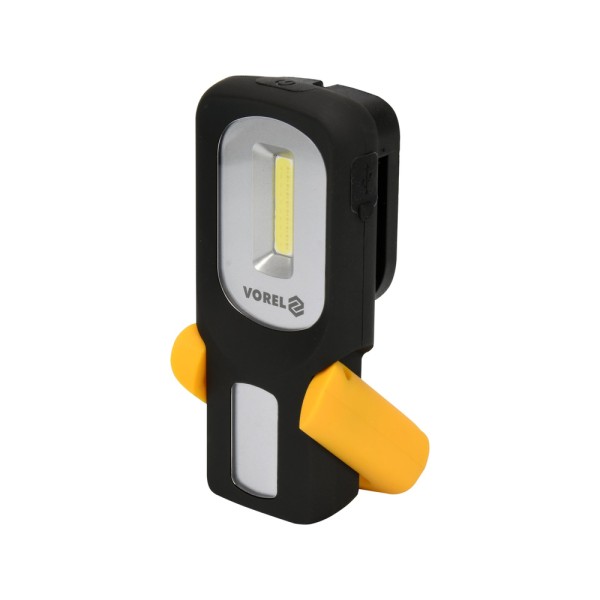 LAMPA RĘCZNA OBROTOWA COB LED 3W AKUMULATOROWA 82723