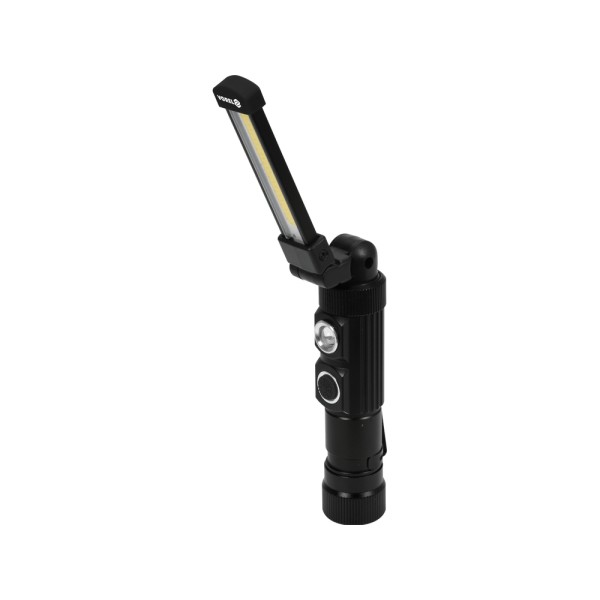 LAMPA WARSZTATOWA COB LED 3W 300LM, LI-ION 3,7V 600MAH, ALUMINIOWA 82734