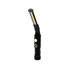 LAMPA WARSZTATOWA COB LED 3W 300LM, LI-ION 3,7V 600MAH, ALUMINIOWA 82734