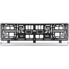 RAMKA Z TWORZYWA POD TABLICĘ REJESTRACYJNĄ, SREBRNA 83290