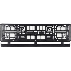 RAMKA Z TWORZYWA POD TABLICĘ REJESTRACYJNĄ, CZARNA 83291