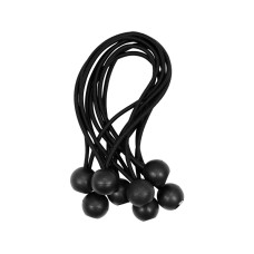 LINKI DO MOCOWANIA PLANDEK 200 MM, ELASTYCZNE, ZAKOŃCZONE KULKĄ, 8 SZT. 85180