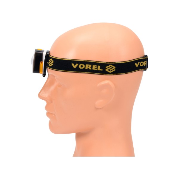 LAMPA CZOŁOWA 3W LED I 4 SMD LED AKU. 88677