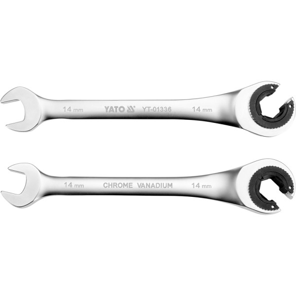 KLUCZ PÓŁOTWARTY Z GRZECHOTKĄ 14MM YT-01336