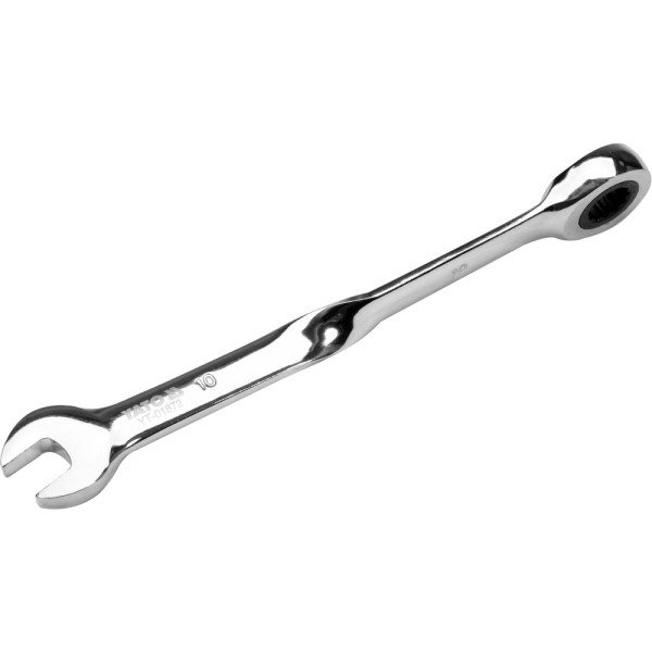 KLUCZ PŁASKO-OCZKOWY SKRĘCONY Z GRZECHOTKĄ 10MM YT-01872