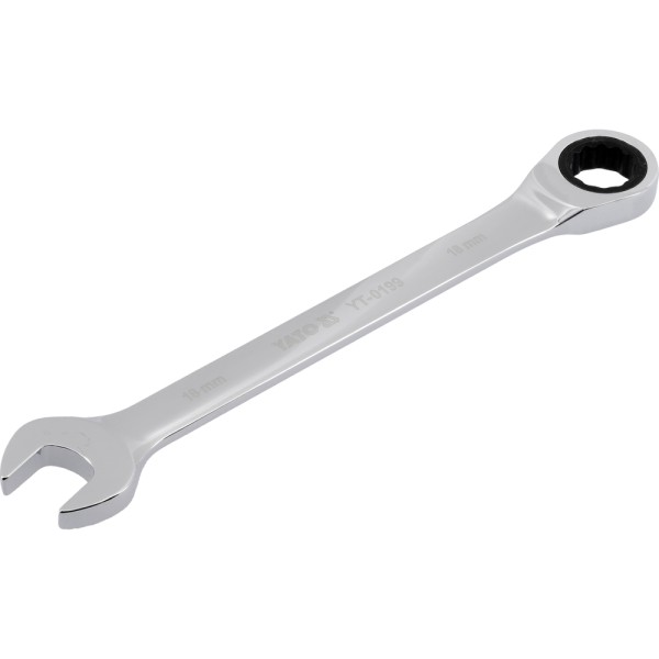 KLUCZ PŁASKO-OCZKOWY Z GRZECHOTKĄ 18 MM YT-0199