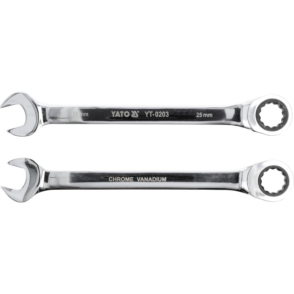 KLUCZ PŁASKO-OCZKOWY Z GRZECHOTKĄ 25 MM YT-0203