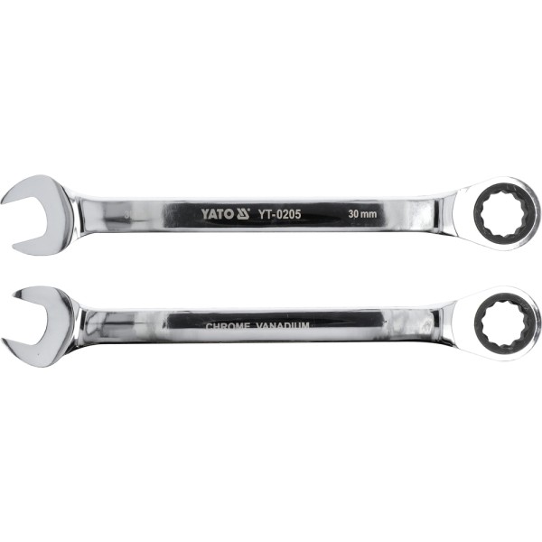 KLUCZ PŁASKO-OCZKOWY Z GRZECHOTKĄ 30 MM YT-0205