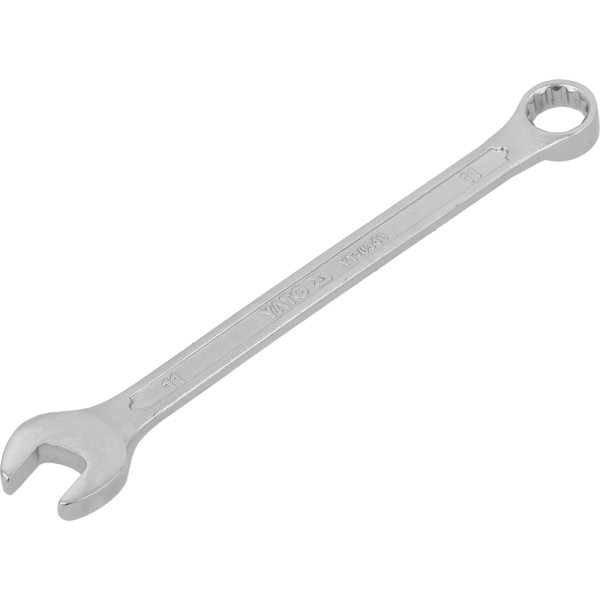 KLUCZ PŁASKO-OCZKOWY Z POLEROWANĄ GŁÓWKĄ 11 MM YT-0340