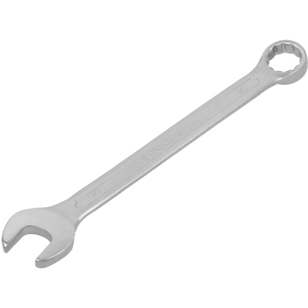 KLUCZ PŁASKO-OCZKOWY Z POLEROWANĄ GŁÓWKĄ 20 MM YT-0349