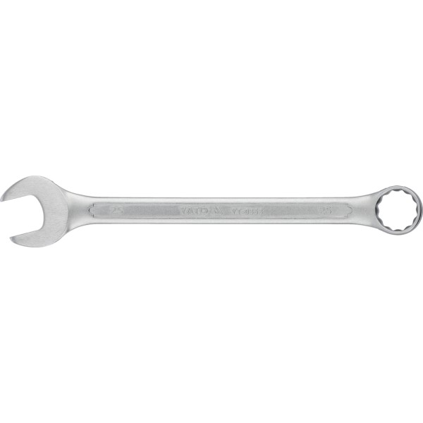 KLUCZ PŁASKO-OCZKOWY Z POLEROWANĄ GŁÓWKĄ 25 MM YT-0354