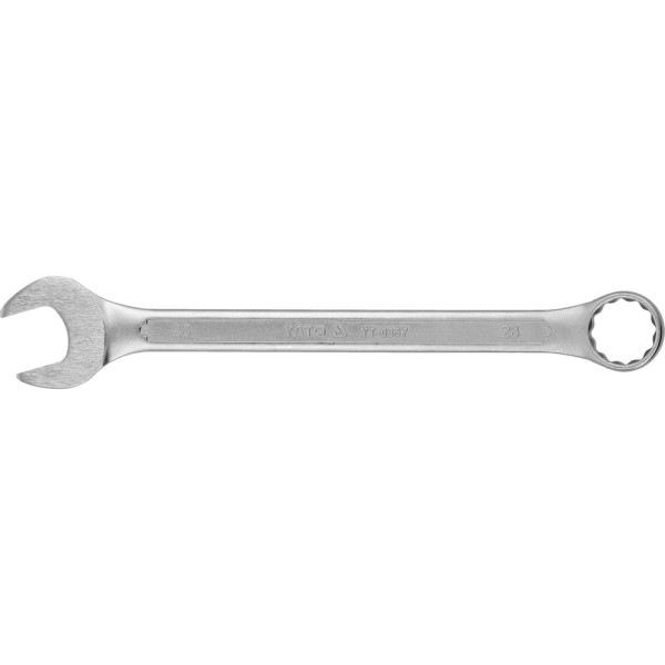 KLUCZ PŁASKO-OCZKOWY Z POLEROWANĄ GŁÓWKĄ 28 MM YT-0357